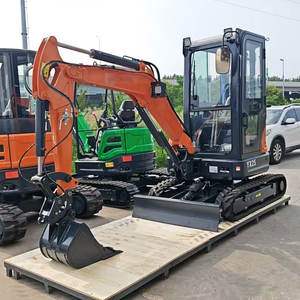 YUANXING penggali Mini, 1.5 Ton 2 Ton 2.5 Ton 3.5 Ton 4 Ton 5 Ton 6.5 Ton Crawler kecil ruang pertanian Backhoe - Product Image 3