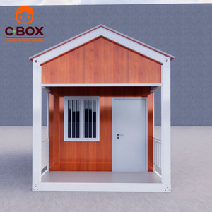 Cbox Maison préfabriquée portable, bureau modulaire, villas, boutiques, maisons minuscules, panneaux sandwich, ferme, toit en pente, maison conteneur détachable - Product Image 5