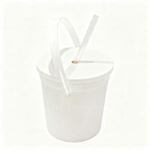 Seau à rhum réutilisable en plastique de 32 oz avec poignée et couvercle anti-éclaboussures pour bar à cocktails et fêtes - Product Image 6