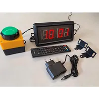 Beliebter Spiel-Challenge-Timer: 10-Sekunden-Sportspiel-Countdown mit LED-Digitalanzeige, 15 Zoll, 4-stellig, Metallmodell