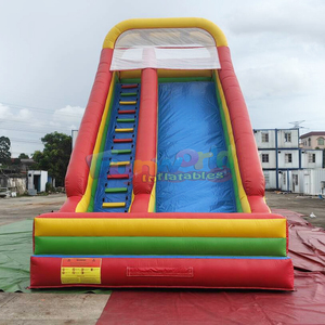 Castillo inflable comercial para niños, tobogán rojo grande con forma de granja para fiestas y eventos al aire libre - Product Image 6