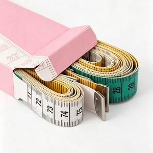 เทปวัดสีสันสดใส 1.5 ม. PVC แบบพกพา สำหรับงานควิลท์และเย็บผ้า - Product Image 1