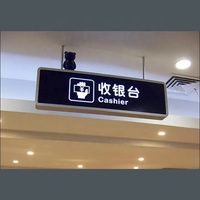 Boîte à lumière ronde publicitaire avec logo personnalisé signalisation enseigne de magasin commercial extérieur lumières boîte à lumière LED circulaire enseigne lumineuse