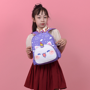 New Baby Kids Small Preschool <b>Backpack</b> Waterproof Zipper Closure Customized Eco Friendly Oxford Fashion Cute School Bag - Product Image 5