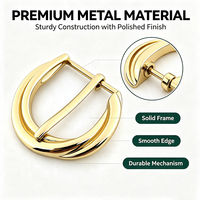 Boucle de ceinture torsadée personnalisée plaquée or 30 mm en alliage de zinc, boucle à ardillon de haute qualité, boucle de mode pour homme, OEM