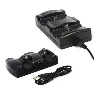 DATA FROG Estación de carga <span class=keywords><strong>USB</strong></span> dual Soporte vertical de carga rápida para controladores de juegos <span class=keywords><strong>PS3</strong></span> Accesorios de movimiento específicos - Product Image 4