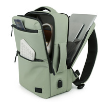 Sac à dos professionnel grande capacité multi-compartiments pour ordinateur portable, en polyester Oxford léger, élégant et décontracté pour les voyages et les activités de plein air