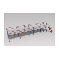 Étagères de mezzanine en gros de l'usine chinoise, rayonnages de mezzanine pour entrepôt, rayonnages de stockage de palettes