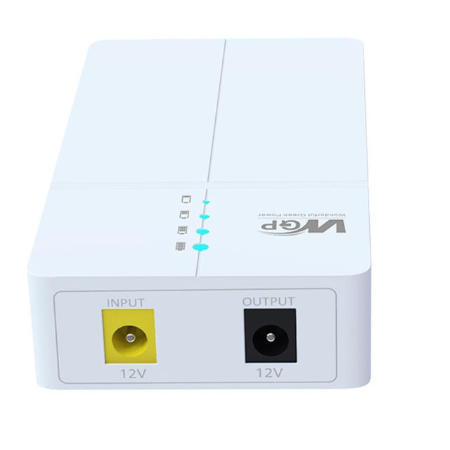 WGP Wall-mounted Mini Ups for Security Camera Anti Padam Listrik Mini Nobreak 24W Dc Router 12v Mini Dc Ups for CCTV Cameras
