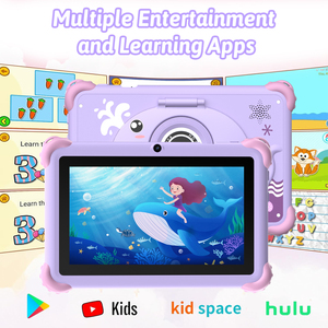 Nueva Tablet Infantil Q82K de 7 Pulgadas, 2GB+2GB, 32GB, 3000mAh, Android 12.0, Quad Core, con 375 Juegos, Resistente a Caídas, WiFi - Product Image 5