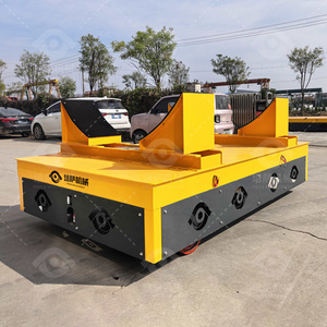 Тележка для ручной транспортировки стальных рулонов на низковольтном/аккумуляторном питании, грузоподъемность 50 тонн, для складских систем - Product Image 5