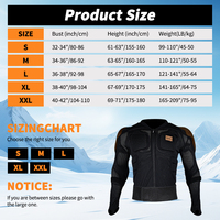 Benken Sports de plein air équipement de ski de protection confortable EVA Pad collants et chemise pour le ski et le snowboard vêtements de sécurité