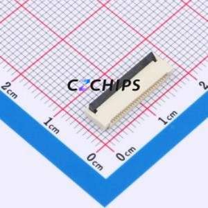 HW0520010-262R-001 FFC/FPC Connector SMD,P=0.5mm,Horizontal Mount Connector Flip Cover Type Double Side Contact / Top Bottom - Product Image 1