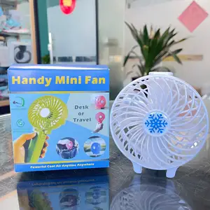 Mini Hand Fan Wrist Hanging Portable Fan Night Light USB Rechargeable Fans For Children And Ladies Summer Air Cooler