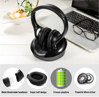 Casque sans fil numérique 2,4 G supra-auriculaire YH998, son premium, 20 heures d'autonomie, chargement intelligent, compatible TV, ordinateur portable, téléphone