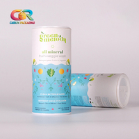 Tube de stockage de sel en carton cylindrique, écologique, fait main, de qualité alimentaire, avec couvercle saupoudreur et doublure en aluminium sécurisée