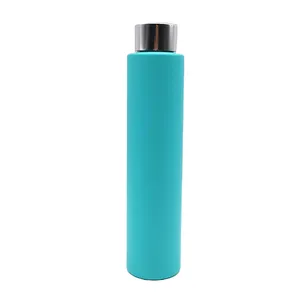 热卖定制批发彩色圆筒300毫升化妆品乳液塑料HDPE霜空瓶罐