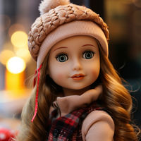 Poupées Reborn Réalistes, Poupées Souples à la Mode en PVC/Vinyle, Mini Jouets pour Filles