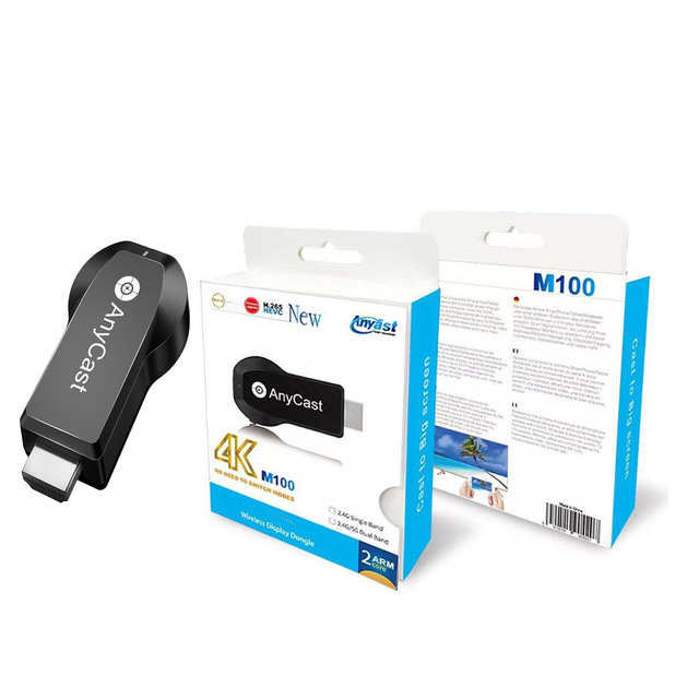 New 4K Anycast M100 Wireless Wifi Display Tv Receiver Dongle
