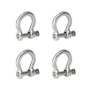 Manille d'ancrage en acier inoxydable SS304 SS316, type européen, avec goupille <span class=keywords><strong>à</strong></span> vis, 8mm 10mm 12mm - Product Image 1