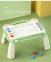 Jouet éducatif amusant pour enfants, tableau à dessin DIY, tableau magique effaçable magnétique, ensemble de jouets pour dessiner et peindre en couleur