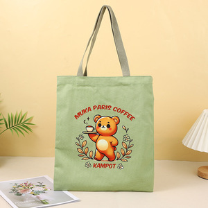 Bolsas de Compras de Lona de Gran Capacidad con Impresión Personalizada Promocional, Bolsas de Mano de Algodón Náuticas para Mujer - Product Image 3
