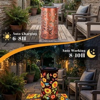 Lámpara de Proyección Solar LED con Diseño de Girasol, Decoración para Jardín, Balcón y Exteriores