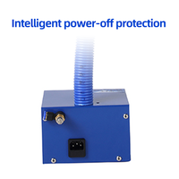 Ventilateur ionisant de table à moteur AC personnalisé, silencieux et efficace, pour l'élimination électrostatique, avec buse serpent d'air, dispositif ioniseur ESD sécurisé ST203AB