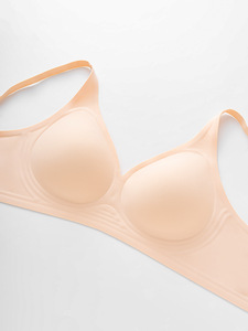 Bralettes de Gel para Mujer al por Mayor OEM, Sujetadores Push-Up Suaves, Elásticos, Transpirables, Cómodos, Copa Completa, Tallas Grandes, Sin Costuras, Sin Varillas - Product Image 4