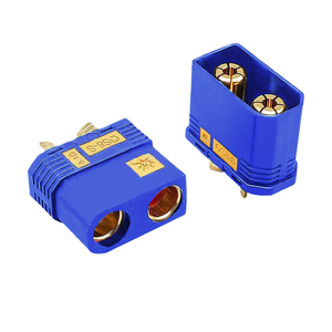 Conector Antichispas QS8 Azul 110A-180A - Enchufe de Desconexión Rápida de Amplio Rango de Corriente para Baterías LiPo en Drones y Aplicaciones RC - Product Image 1