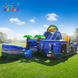 WINSUN Inflatable Competitive Competition Games <b>Small</b> Obstacles And <b>Slides</b> Inflatable Obstacle Course - Product Image 1