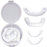 Dropshipping – Nouvelle Couverture en Silicone pour Prothèse Dentaire à Encliquetage, Personnalisable avec Étiquette, pour Dents Supérieures et Inférieures