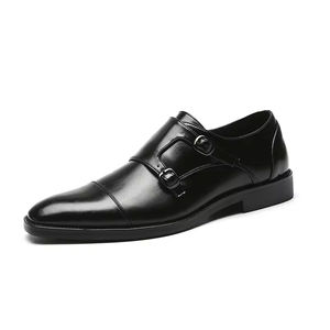 Zapatos de Vestir de Cuero Genuino para Hombre, Transpirables, Casuales, Antideslizantes, con Soporte de Arco, Impermeables, Elegantes y Modernos - Product Image 5