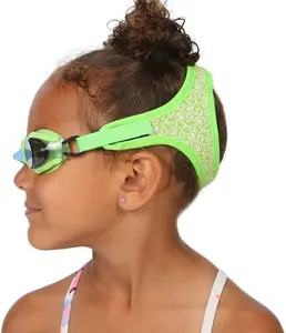 ब्रांड के साथ नया कस्टम स्विमिंग चश्मा स्ट्रैप वाटरप्रूफ नियोप्रीन वयस्क बच्चों के स्विमिंग गॉगल्स हेडबैंड स्ट्रैप