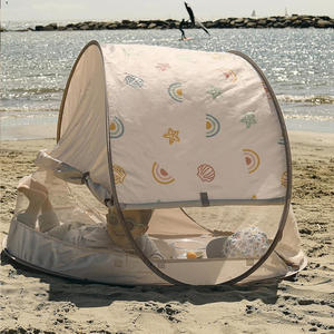 Vente en gros de <span class=keywords><strong>tente</strong></span> de plage pour bébé <span class=keywords><strong>anti</strong></span>-<span class=keywords><strong>UV</strong></span> avec protection solaire pour 2 personnes, avec sac de transport et bandoulière pour les activités de plein air, les parcs et le camping - Product Image 1
