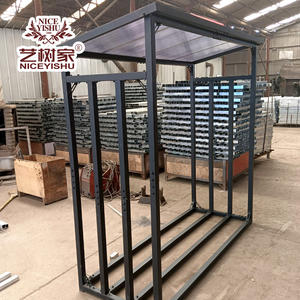 Metallo <span class=keywords><strong>fai</strong></span> <span class=keywords><strong>da</strong></span> <span class=keywords><strong>te</strong></span> acciaio impermeabile legna <span class=keywords><strong>da</strong></span> ardere Rack Firwood Log supporto per il legno per il legno per il camino set & accessori - Product Image 3