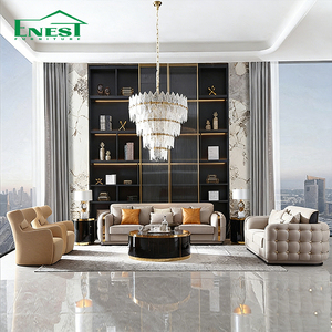 Canapé sectionnel sur mesure 1, 2 ou 3 places, style moderne et luxueux, en cuir véritable, pour salon, meubles de villa italienne, canapés modernos. - Product Image 2