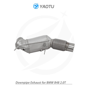 Tuyau d'échappement en acier inoxydable YT avec catalyseur et interface de manchon OPF compatible avec <span class=keywords><strong>BMW</strong></span> 325i 330i 425i B48 2.0T - Product Image 3