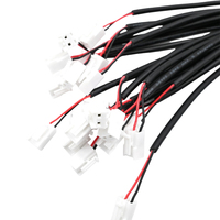 Produsen JST GH SM harnes kabel komunikasi kustom 2 Pin kawat Harness rakitan kabel Molex XH elektronik PTFE PBT