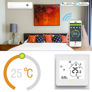 AC 220V DC 12V Tuya Smartlife deux/quatre tuyaux ventilateur bobine chambre Valve Wifi Thermostat climatiseur contrôleur - Product Image 4