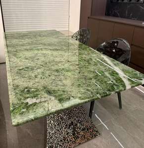 Encimeras de Cuarzo Verde Esmeralda, Piedra Natural Pulida, Encimeras Modernas Ecológicas para Hoteles, Cocinas, Mesas de Centro - Product Image 1