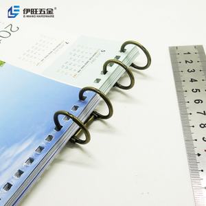 EWANG Wholesale 2 Holes Calendar Ring Metal Binder Clip Rings for Book Binding - Product Image 5