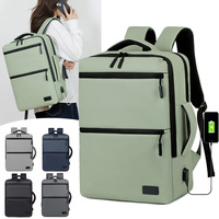Mochila Unisex Oxford para Portátil, Impermeable, Gran Capacidad, Múltiples Compartimentos, para Viajes de Negocios, Estudiantes