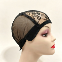 Bonnet ventilé personnalisé à marque privée, filet à cheveux en nylon réglable, bonnets de perruque en gros pour usage commercial