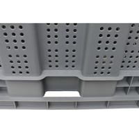Caisse en plastique empilable de qualité alimentaire 1100x650x550mm, conteneur emboîtable pour la logistique de la chaîne du froid