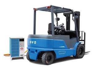 Fabricante BYD, vehículos de transporte de almacén de energía con certificación CE, nueva carretilla elevadora de peso de equilibrio de acero, palé de asiento cómodo - Product Image 2