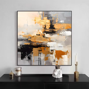 Peinture à l'huile semi-peinte à la main, art abstrait tridimensionnel, décoration murale <span class=keywords><strong>pour</strong></span> hôtels et restaurants - Product Image 5