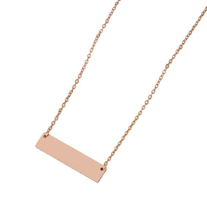 공장 재고 스테인리스 스틸 목걸이 블랭크 레이저 각인 컬러 인쇄 재료 휴일 선물 각인 - Product Image 6