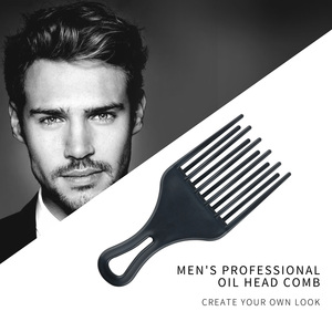 Peigne Afro en plastique, outils pour la coupe de <span class=keywords><strong>cheveux</strong></span> <span class=keywords><strong>bouclés</strong></span>, coiffure pour hommes - Product Image 6