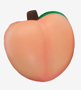 Biểu tượng tùy chỉnh Quà tặng khuyến mãi thân thiện với môi PU bọt đào hình dạng căng thẳng bóng đào hình Antistress đồ chơi - Product Image 4